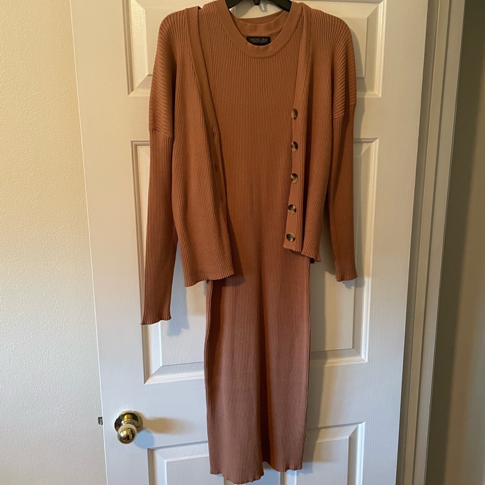 Rachel Zoe, Dress size med, Tan / brown